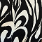 Short Sleeve Puffy Shirt (B-8018-PRINT) V71001-Swirl BW
