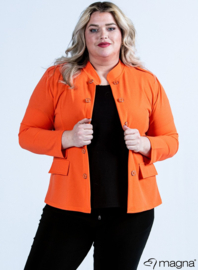 Short Button Sailor Jacket (K-2302) 019-Orange