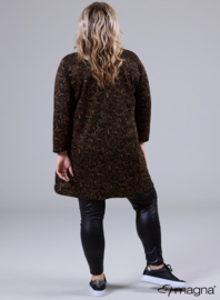 Relaxed Fit Tunic (C-2324-HVP) U91031-Digital Waves Green