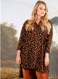 Buttoned Tunic (ME-TU-1005) Z27028-Falling Blocks Rust