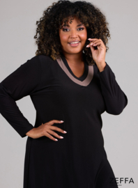 V-Element Dress (ZF-DR-1008-SOL) 061-Taupe