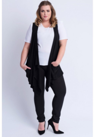 Bolero zonder mouw (A-94) 001-Zwart