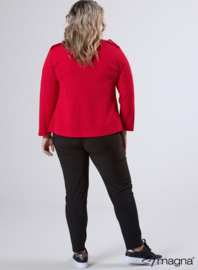Short Button Sailor Jacket (K-2302) 015-Rood