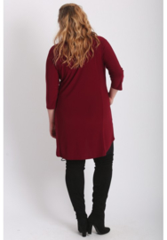 Tuniek 3/4 mouw (C-8011) 032-Bordeaux