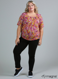 Short Sleeve Puffy Shirt (B-8018-VP-MB) V60006-Peasley Pink
