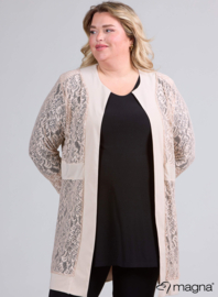 Open Lace Cardigan (N-2501) 014-Sand