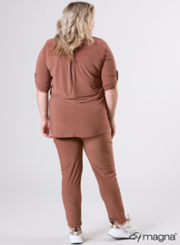Roll Sleeve Top (B-9001) 063-Camel