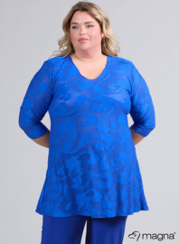 Lange basic shirt (B-6004-MSHS) U01060-Wave Blue