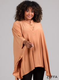 Oversized Tuniek/Ponncho (ZF-PO-1002)  082-Gold Ochre