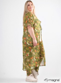 Lang Lichtgewicht Vest (N-2005) A65023-Flower Jungle Green