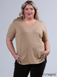 Shirt korte mouw (B-04) 014-Sand