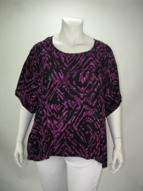 Shirt Havannah (08-3753-purpblackkras)