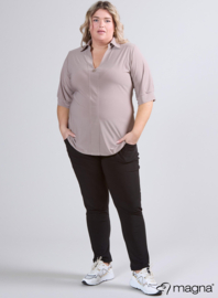 Puff Sleeve Shirt (B-2502) 014-Sand