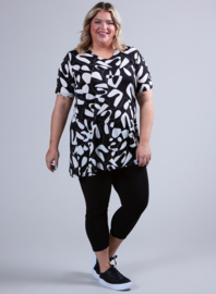 Short Sleeve A-lijn Shirt (B-9004-PRINT) V65001-Shapes BW