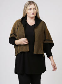 Poncho Wool Feel (M-9013) 065-Oker