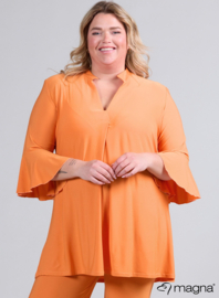 Flared Sleeves Relaxed Tunic (C-2503) 019-Orange