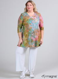 Lange basic shirt (B-6004-MSH) U17075-Open Jungle Rosa
