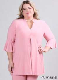 Flared Sleeves Relaxed Tunic (C-2503) 075-Dust Pink