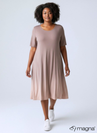 Long A-Line Dress (C-2203) 014-Sand