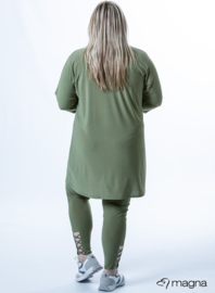 Relaxed V-Strap tunic (C-2320) 080-Willow Green