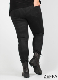 Rekbare broek met zakken  (ZF-TR-1003-) Z13001-Pin Stripes