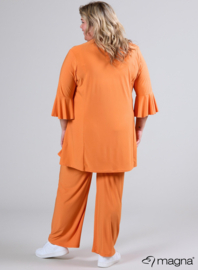 Flared Sleeves Relaxed Tunic (C-2503) 019-Orange