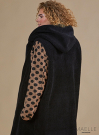 Long Body Jacket (ME-JA-1004) 001-Zwart