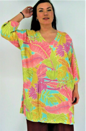 Tuniek "KENZA" (17-4997) LpinkGeen Bld