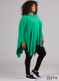 Oversized Tuniek/Ponncho (ZF-PO-1002)  058-Brazil Green