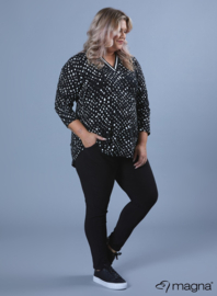 Shirt V-Tape Lange Mouw (B-2315-VIS) W13001-Faded Squares BW