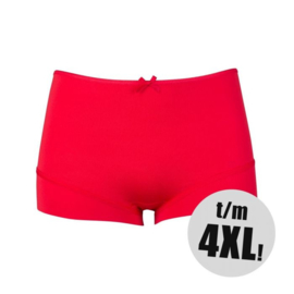 RJ PURE COLOR DAMES SHORT - Rood-201