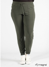 Broek zakken en smalle pijpen (D-8006) 031-Khaki