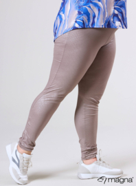 Legging Leather Look (F-23-LLP) X43061-Snake Taupe