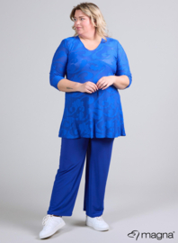 Lange basic shirt (B-6004-MSHS) U01060-Wave Blue