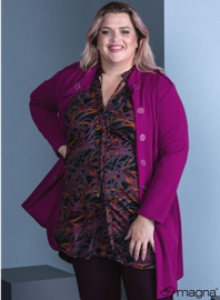 Blazer knopen (N-8005) 056-Dr.Fuchsia