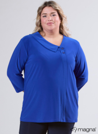 Comfy Button Flap Tunic (C-2504) 060-Royal Blue