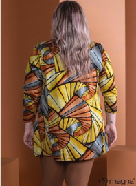 Tuniek Isabel (C-4051-HVP) X99065--Maze Ochre-Rust