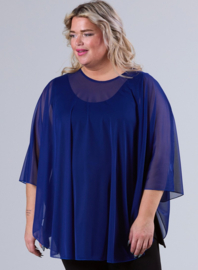 Poncho WINGS chiffon (M-04-CH) 060-Dr.Cobalt