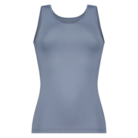 RJ pure color dames shirt  - 330-Staal Blauw