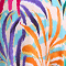 Long A-Line Dress (C-2203-PRINT) T90019-Summer Jungle Orang-Purple