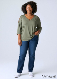 Rings Tunic (C-2607) 022-Light Khaki