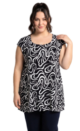 Tuniek Eva Krinkle (04-5509) BW Slang