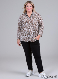 Shirt V-Tape Lange Mouw (B-2315-VIS) U95061 Small Faded Animal Taupe