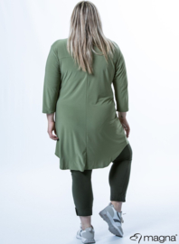 A-Line Long Pocket Tunic (C-2217) 080-Willow Green