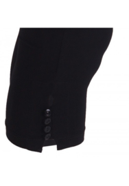 Legging 4 knopen (F-04) 001-Zwart*