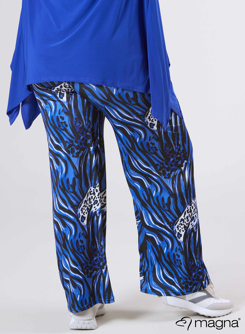 Broek Basic (D-03-PR) T71060-Animal Waves Blue