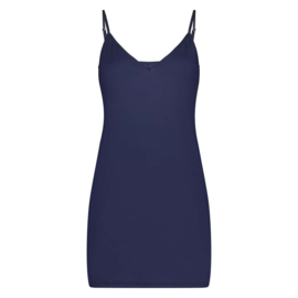 RJ Pure Color Dames Jurkje V-Hals -202-Dr.Blue