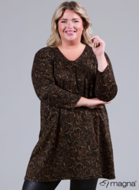 Relaxed Fit Tunic (C-2324-HVP) U91031-Digital Waves Green