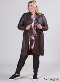 Open Front Loose Cardigan (N-2201-LL) 064-Brown