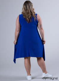 A-Shaped Sleeveless Split Dress (C-2323) 060-Royal Blue